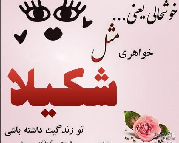 عکس تولد برای اسم شکیلا