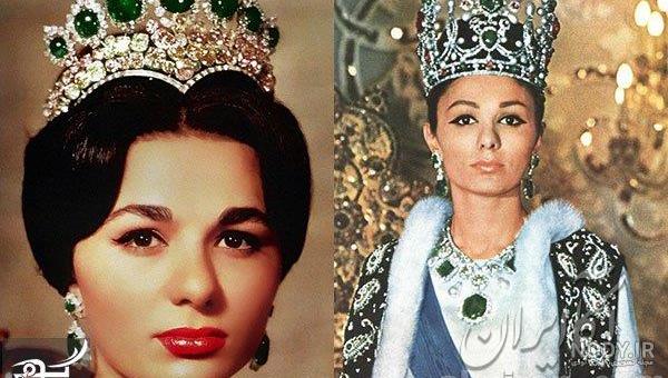 عکس عروسی شاه و فرح
