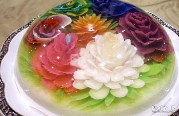عکس ژله اکلیلی فرمند عکس ژله اکلیلی فرمند