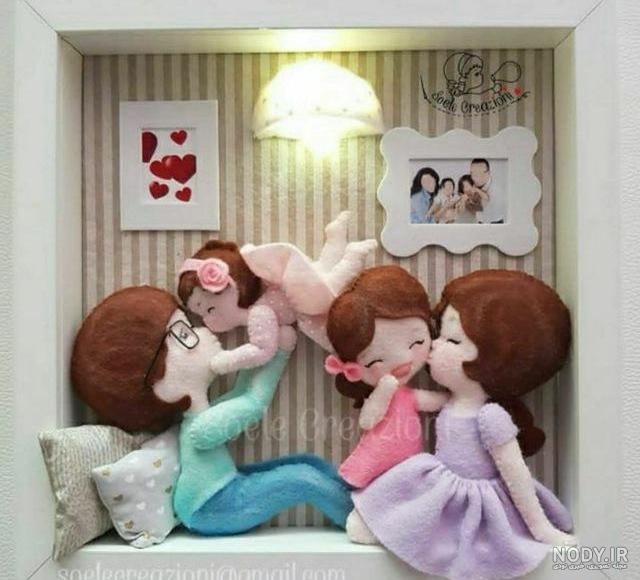 آویز راهرو نمدی