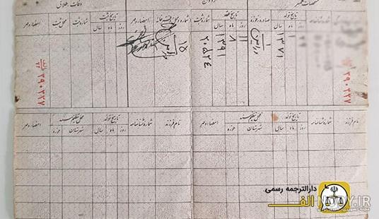 اطلاعات شناسنامه اطلاعات شناسنامه