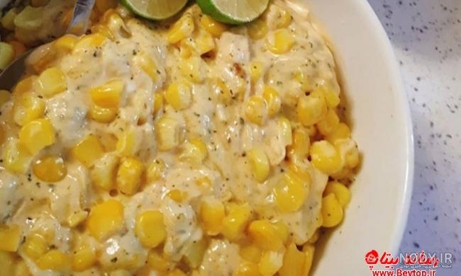 طرز تهیه ذرت مکزیکی اصل طرز تهیه ذرت مکزیکی اصل
