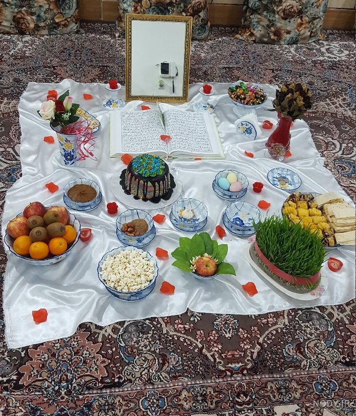 عکس سفره هفت سین لاکچری