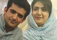 عکس شاه حسینی و همسرش
