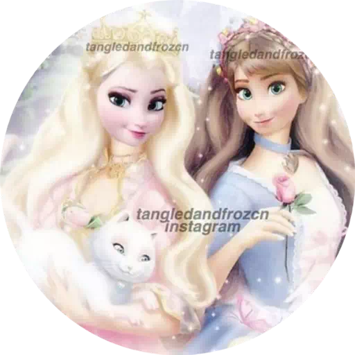 نصب استیکر السا و آنا