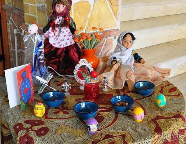 کاردستی سفره هفت سین کلاس سوم