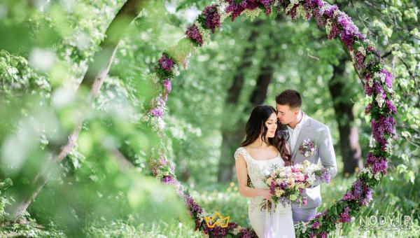 عکس عاشقانه عروس و داماد ایرانی
