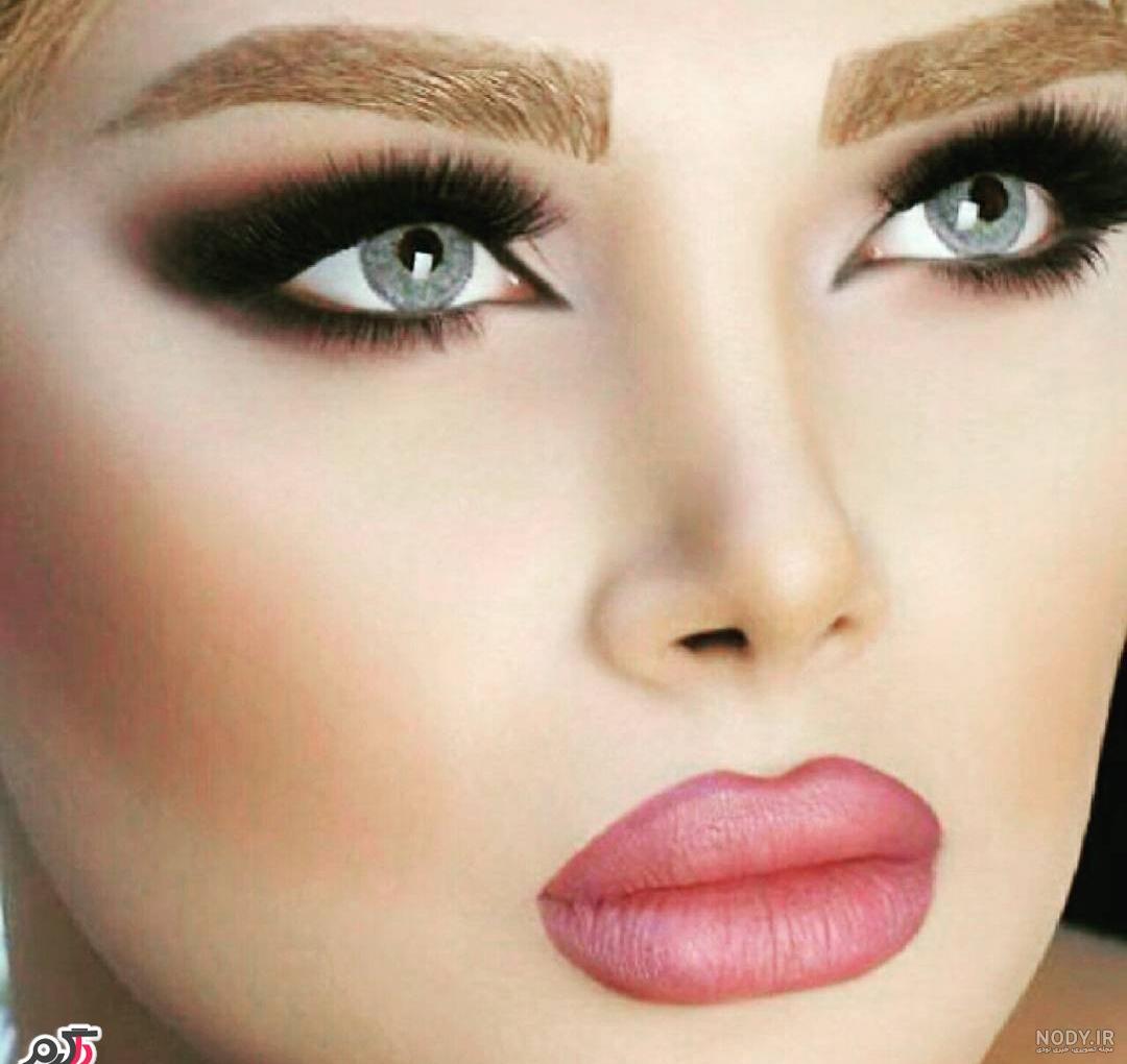 عکس عروس صورت پهن
