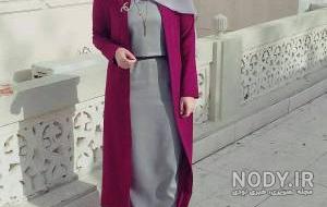 مانتو عبایی برای افراد لاغر