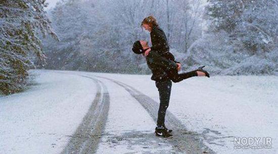 ژست عکس برفی بچه گانه ژست عکس برفی بچه گانه
