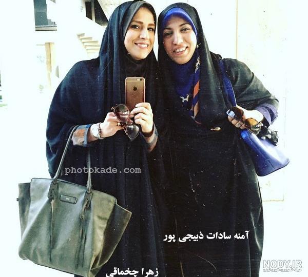 آمنه سادات ذبیح پور و علی رضوانی
