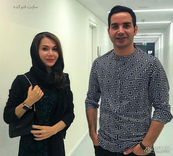 عکس شیوا بلوریان وهمسرش