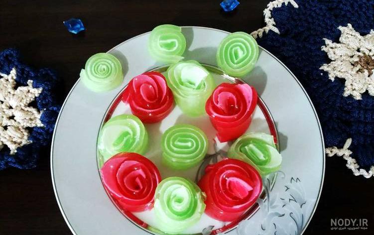 عکس ژله بستنی رولی