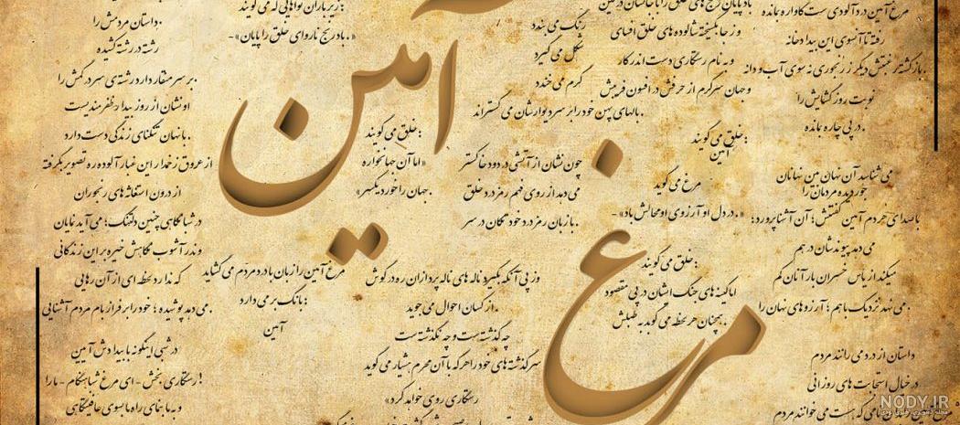 چرا مرغ آمین در قفس است چرا مرغ آمین در قفس است