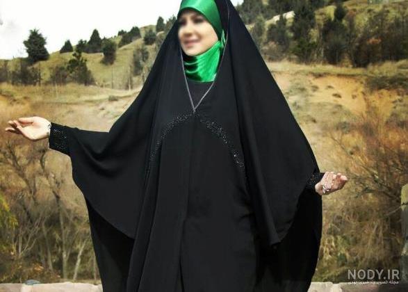 عکس دختر چادری با تفنگ