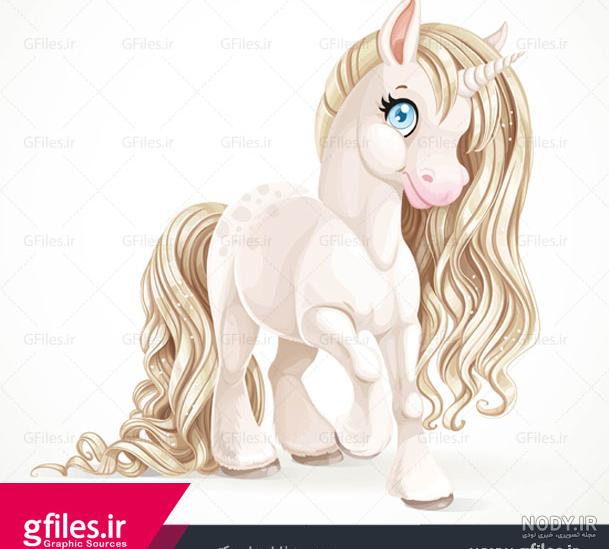  عکس کارتونی اسب