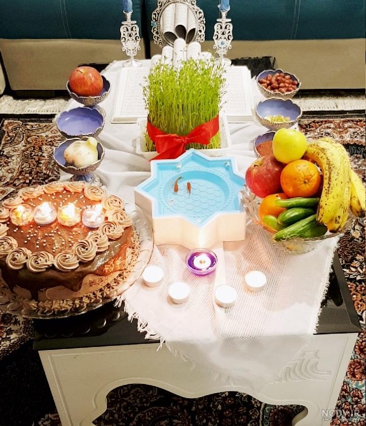 عکس سفره هفت سین فانتزی در اینستاگرام