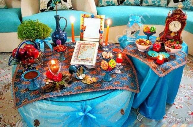 عکس سفره هفت سین فانتزی نقاشی