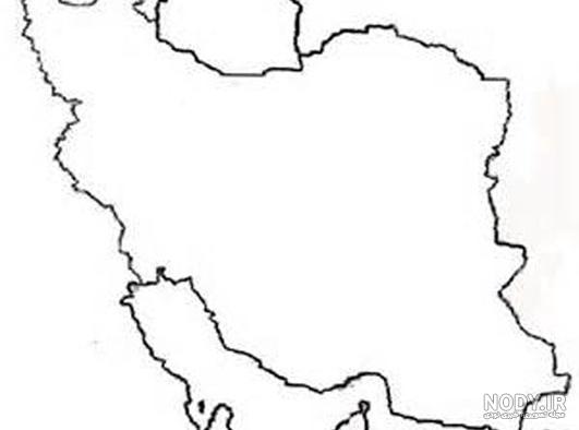 عکس نقشه ایران با اسم شهرستانها