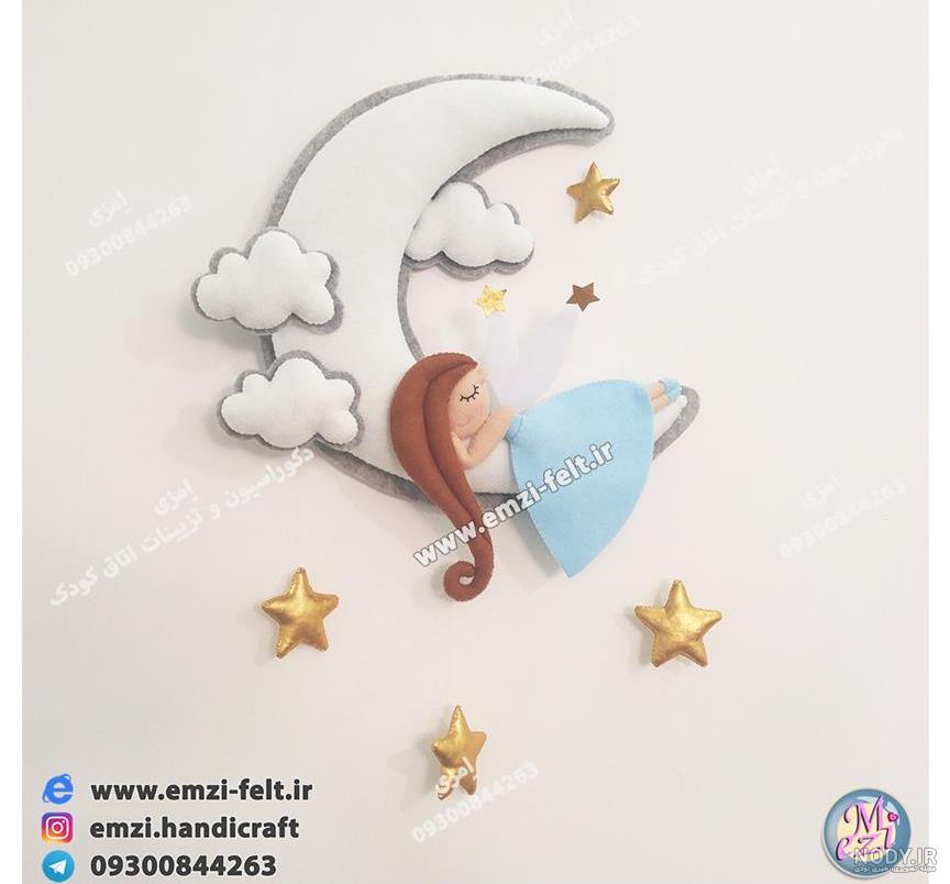 عکس فرشته روی ماه