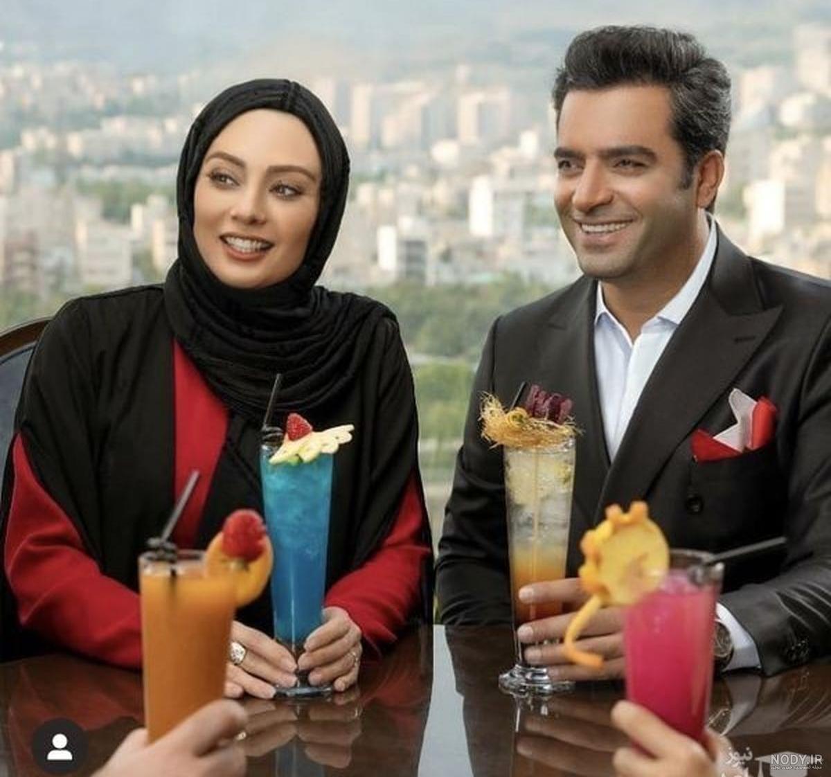 یکتا ناصر و همسرش و فرزندش یکتا ناصر و همسرش و فرزندش