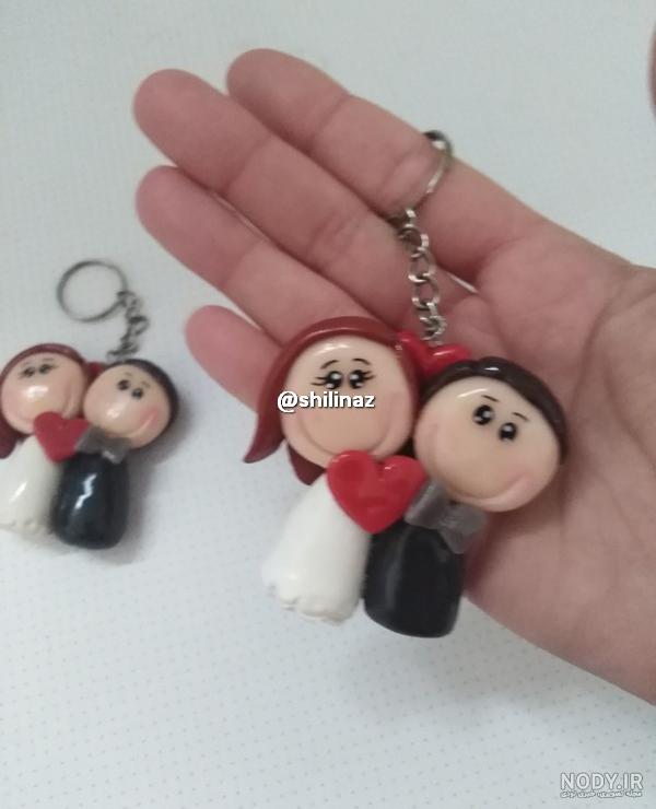 ساخت عروسک دختر با خمیر چینی