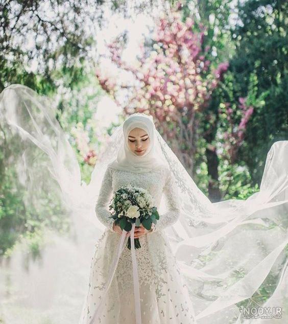 لباس عروس محجبه ایرانی لباس عروس محجبه ایرانی