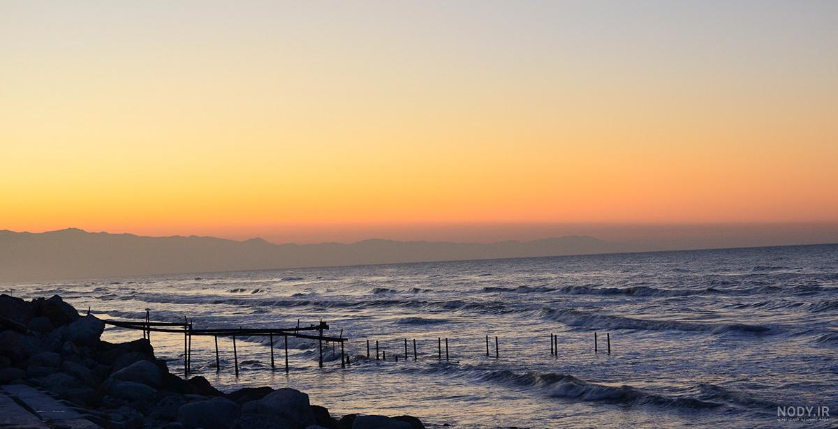 عکس خفن عکس دریا شمال در زمستان