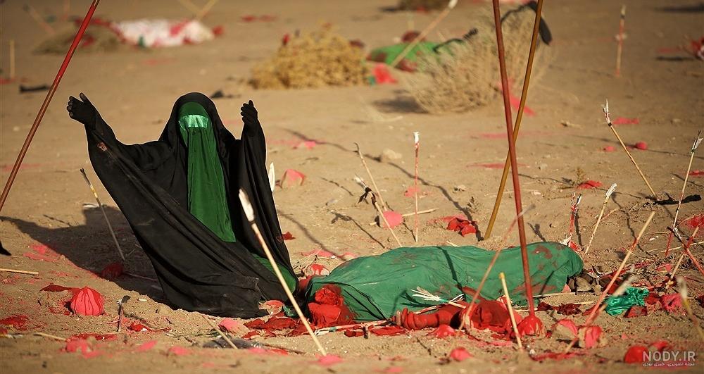 شهادت امام حسین در روز عاشورا شهادت امام حسین در روز عاشورا