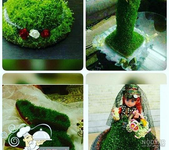 عکس سبزه عید با خاکشیر عکس سبزه عید با خاکشیر