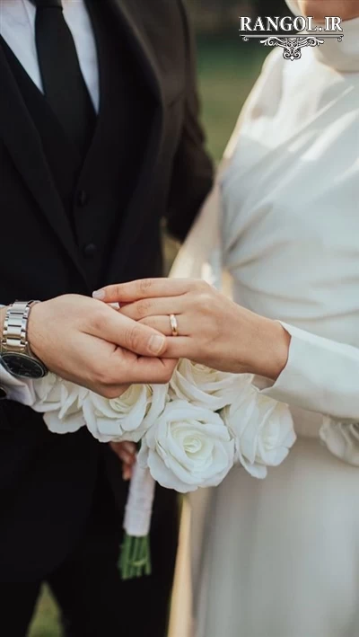 ژست عکس عقد محضری اینستاگرام