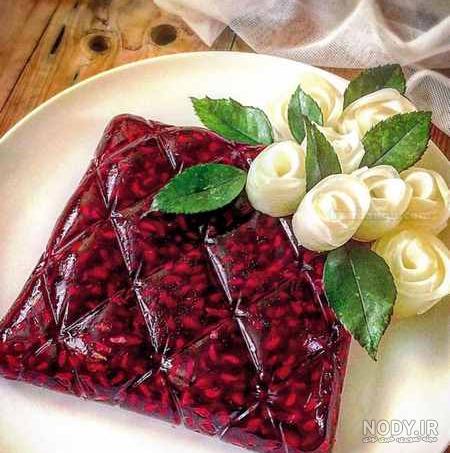 تزیین ژله شب یلدا برای عروس تزیین ژله شب یلدا برای عروس
