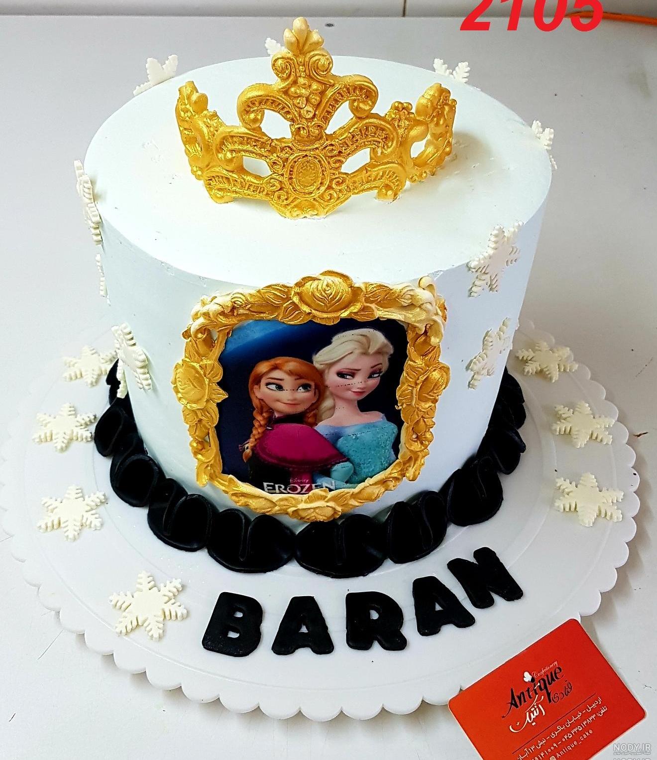 عکس آنا و السا برای روی کیک عکس آنا و السا برای روی کیک