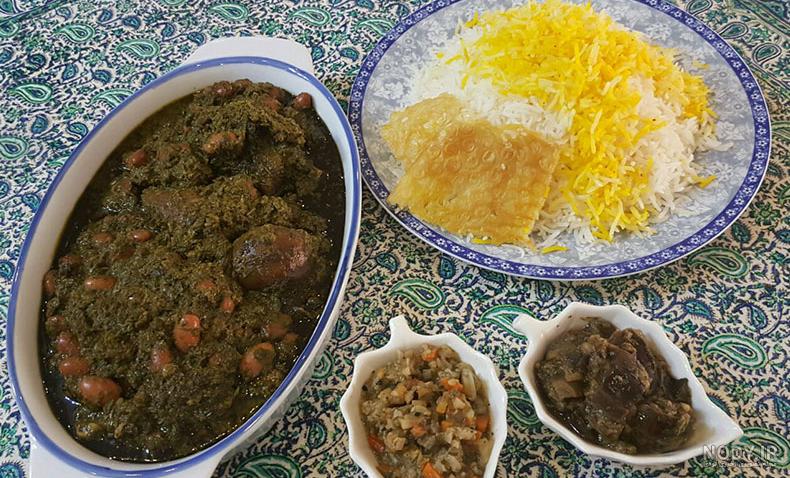 عکس از غذا قورمه سبزی عکس از غذا قورمه سبزی