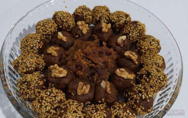 عکس حلوای خرمایی عکس حلوای خرمایی