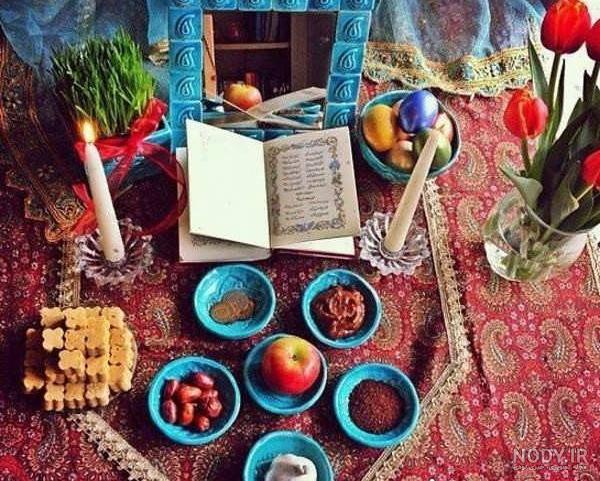 عکس سفره هفت سین سنتی عکس سفره هفت سین سنتی