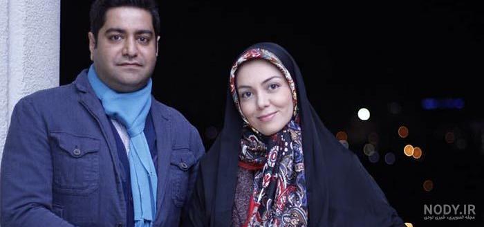 عکس شوهر ازاده نامداری در خاکسپاری