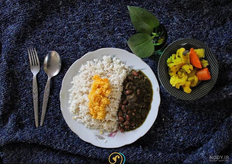 عکس قورمه سبزی مجلسی عکس قورمه سبزی مجلسی