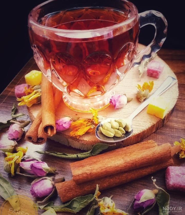 عکس چای دارچین