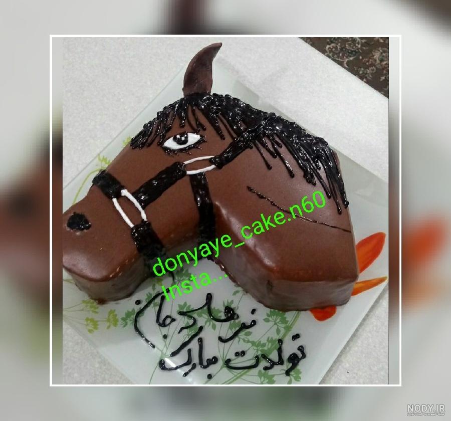 عکس کیک اسب شاخدار