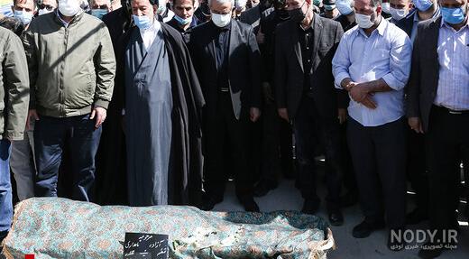 مراسم خاکسپاری آزاده نامداری و فرزاد حسنی