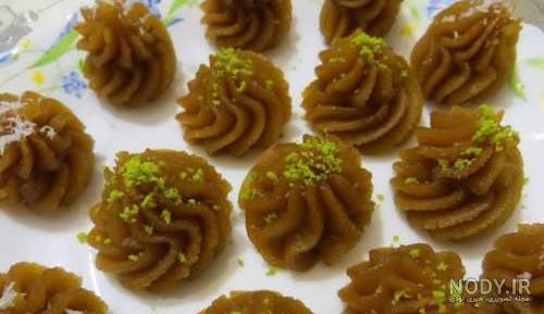 تزیین حلوا مجلسی لقمه ای