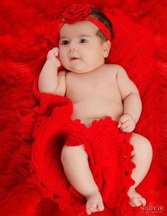 جدیدترین مدل ژست عکس نوزاد دختر