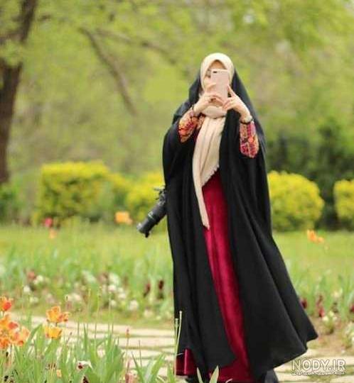 عکس دختر چادری از پشت سر عکس دختر چادری از پشت سر