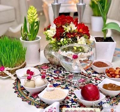 عکس سفره هفت سین لاکچری