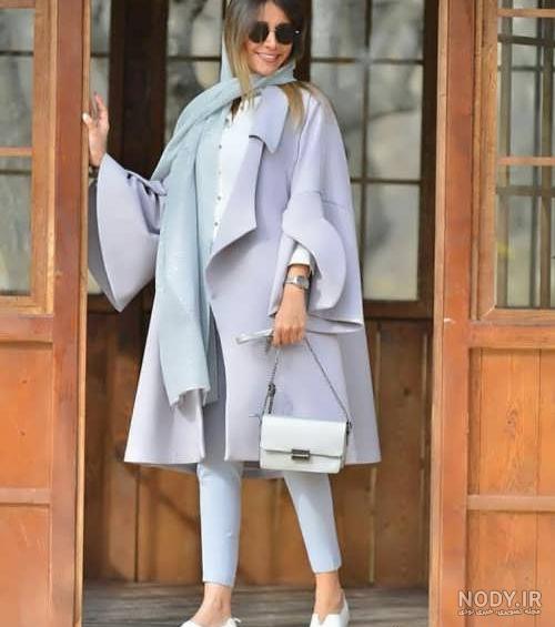 مدل یقه مانتو جلو باز