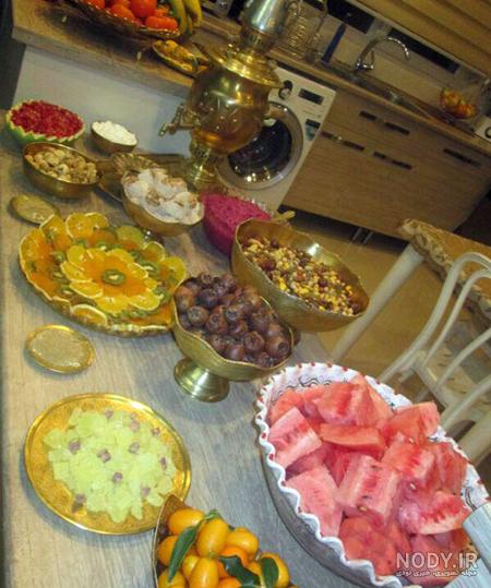 آموزش چیدن سفره شب یلدا آموزش چیدن سفره شب یلدا