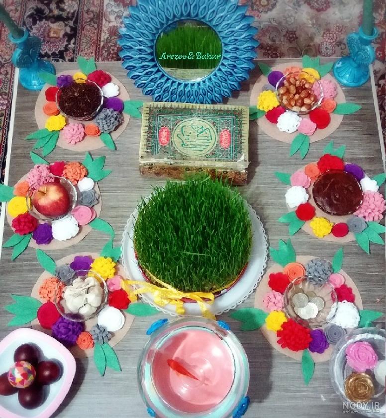 اموزش کاسه نمدی برای هفت سین اموزش کاسه نمدی برای هفت سین