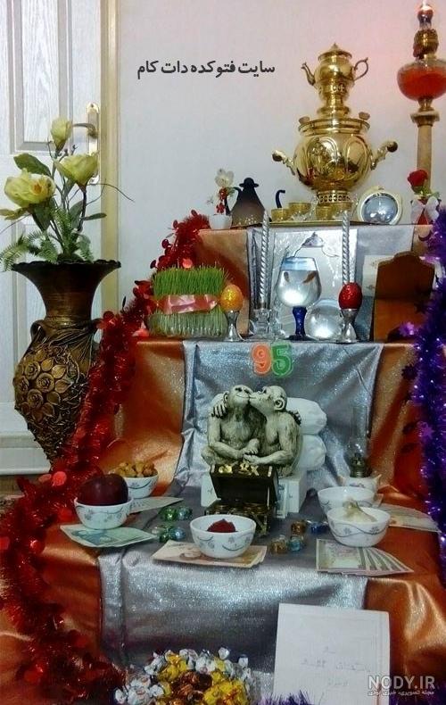 تزیین سفره هفت سین ساده