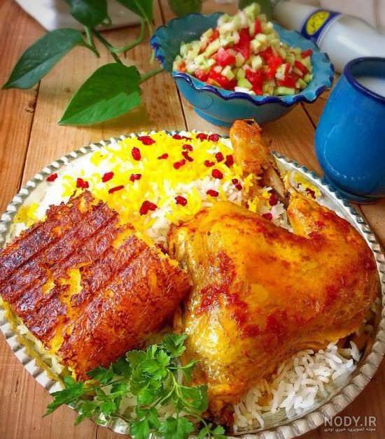 تزیین غذا ساده و شیک تزیین غذا ساده و شیک